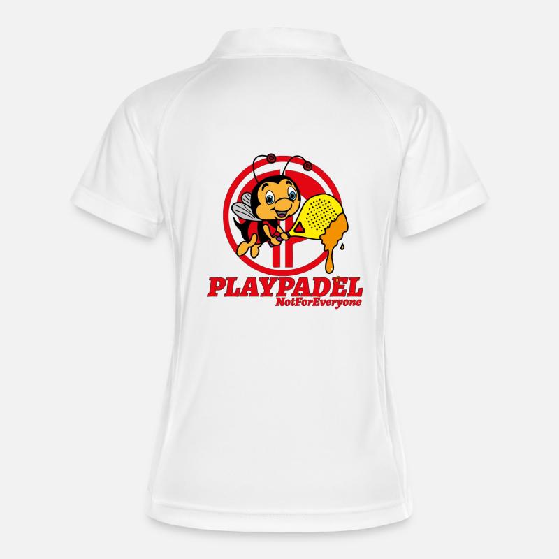 Ape Padel Exclusive - Women's Polo breathable - white/navy