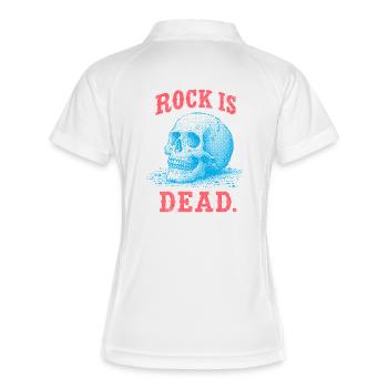 Rock est mort - Polo respirant Femme - blanc/marine - Dos