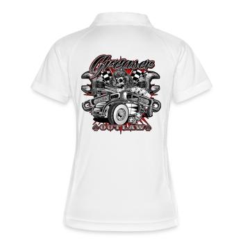 Garage Hot Rod - Polo respirant Femme - blanc/marine - Dos