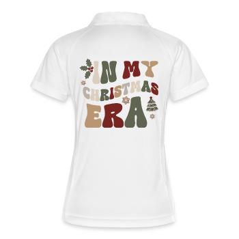 Cadeau de Noël à mon époque de Noël - Polo respirant Femme - blanc/marine - Dos