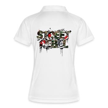 Street Rebel Tuning Scene Design - Women's Polo breathable - white/navy - Back