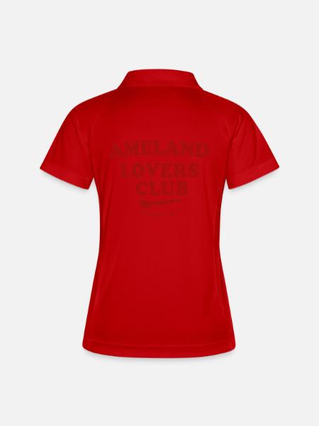 Ameland Lovers Club - Women's Polo breathable - white/navy