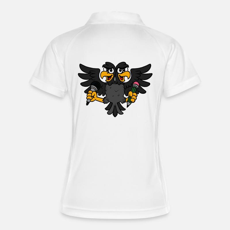 Creative Eagle - Women's Polo breathable - white/navy