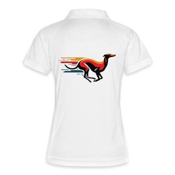 Galgo Logo No12 - Women's Polo breathable - white/navy - Back
