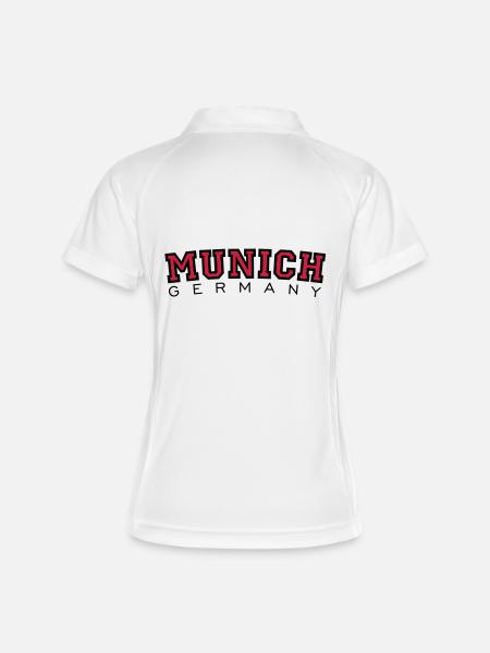 Munich Germany - Women's Polo breathable - white/navy
