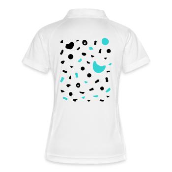 Boulder Project 7a Design Climbing Holds Climbing - Women's Polo breathable - white/navy - Back