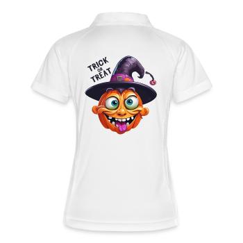 Halloween, Celebrate Halloween, Happy Halloween - Women's Polo breathable - white/navy - Back