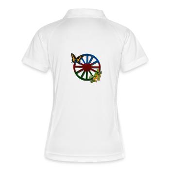 626878 2406576 lennyromanodromflagaloev orig - Women's Polo breathable - white/navy - Back