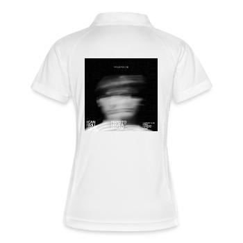 Fais-le. Motivationwear - Polo respirant Femme - blanc/marine - Dos