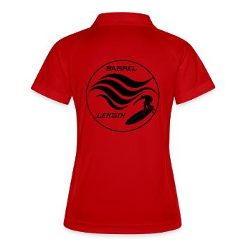 Barrel Length Surfer - Women's Polo breathable - white/navy - Back