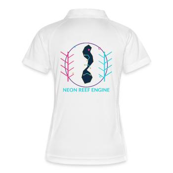 Neon Reef Engine - Women's Polo breathable - white/navy - Back