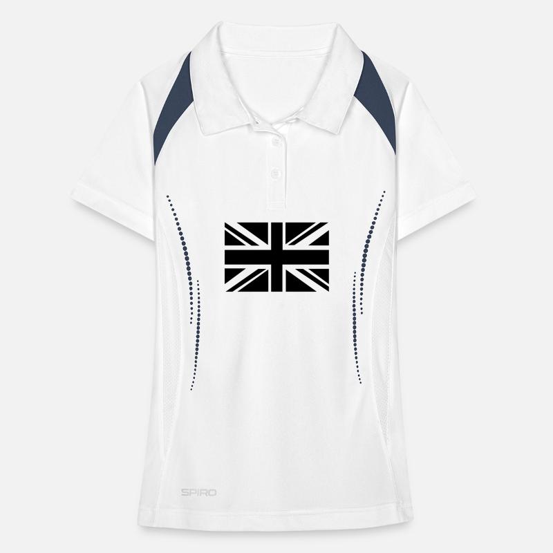 British Flag Women's Polo breathable