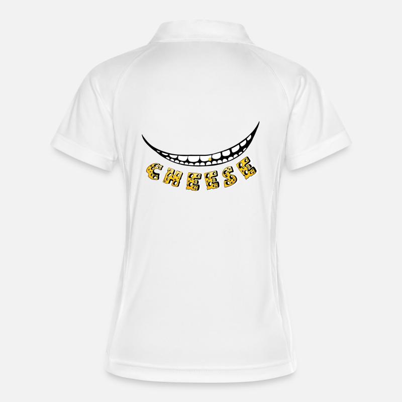 Cheese :) - Women's Polo breathable - white/navy