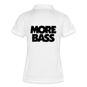 Plus de bassistes bassistes - Polo respirant Femme - blanc/marine - Dos