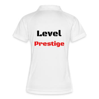 Prestige de niveau - Polo respirant Femme - blanc/marine - Dos