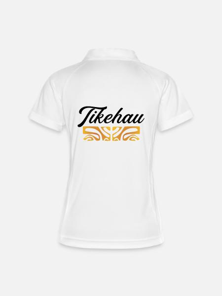 TIKEHAU - Polo respirant Femme - blanc/marine