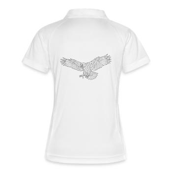 Aigle majestueux - Polo respirant Femme - blanc/marine - Dos