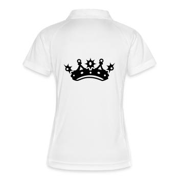 Diamant - Polo respirant Femme - blanc/marine - Dos