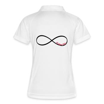 Infinity Sign Family - Cadeau - Polo respirant Femme - blanc/marine - Dos