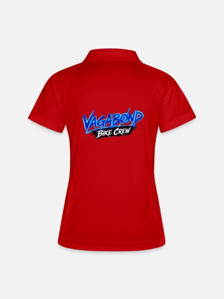 VAGABØ ND_BIKE_CREW_1 - Women's Polo breathable - white/navy
