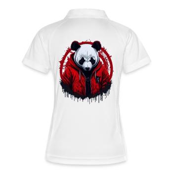 Panda Street Style - Polo respirant Femme - blanc/marine - Dos