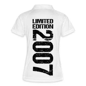 18ème Anniversaire Edition Limitée 2007 Millésime 2007 - Polo respirant Femme - blanc/marine - Dos