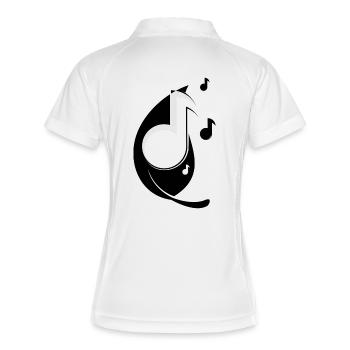 Partition - Polo respirant Femme - blanc/marine - Dos