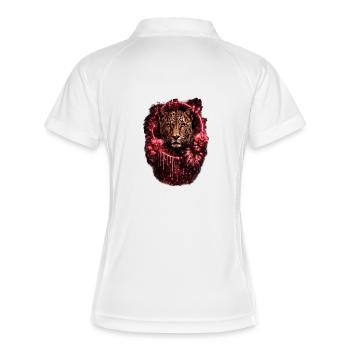 jaguar - Polo respirant Femme - blanc/marine - Dos