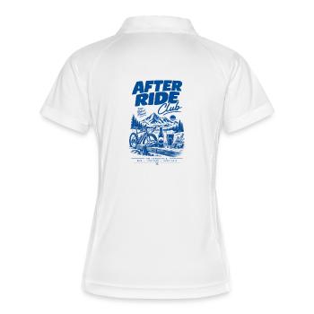 After Ride Club Bergsee Sunset - Women's Polo breathable - white/navy - Back