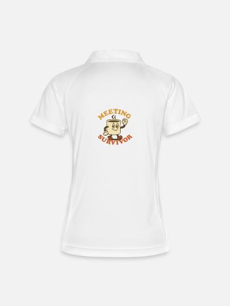 Meeting Survivor - Women's Polo breathable - white/navy