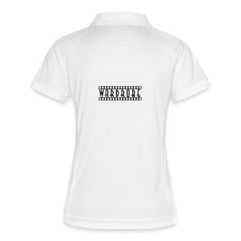 penderie - Polo respirant Femme - blanc/marine - Dos