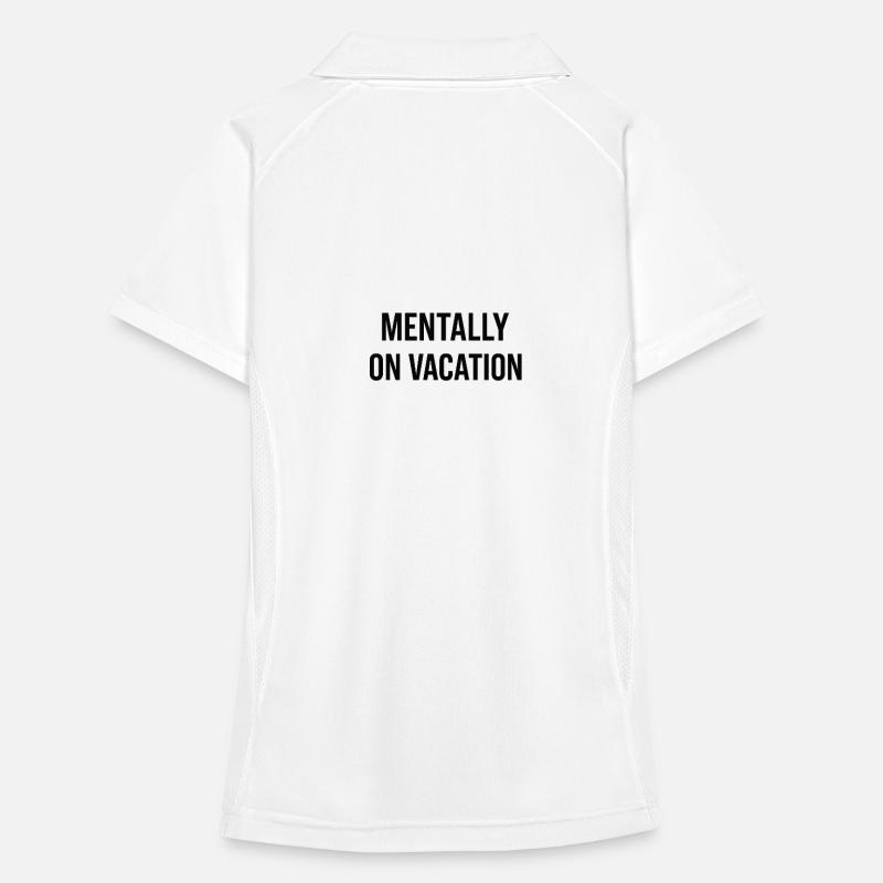 Mentally on the Beach Women's Polo breathable