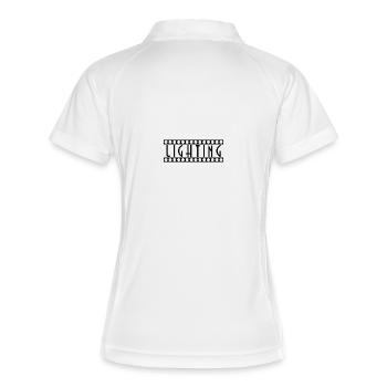 Lighting - Women's Polo breathable - white/navy - Back