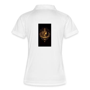 Golden Zodiac Collection – Virgo Astrology Gold - Women's Polo breathable - white/navy - Back