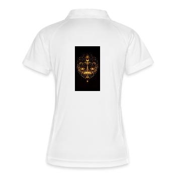 Golden Zodiac Collection – Libra Astrology Gold - Women's Polo breathable - white/navy - Back