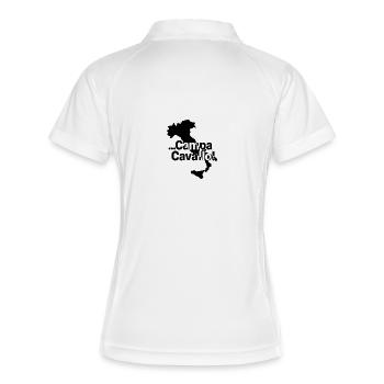 ... Campa Cavallo! - Women's Polo breathable - white/navy - Back