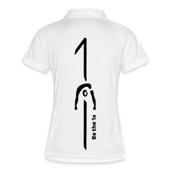Soyez The 1x - Polo respirant Femme - blanc/marine - Dos