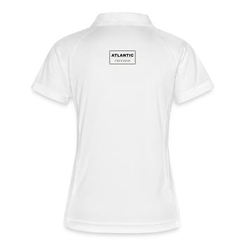 Atlantic Freedom Marine Elegance - Women's Polo breathable - white/navy - Back