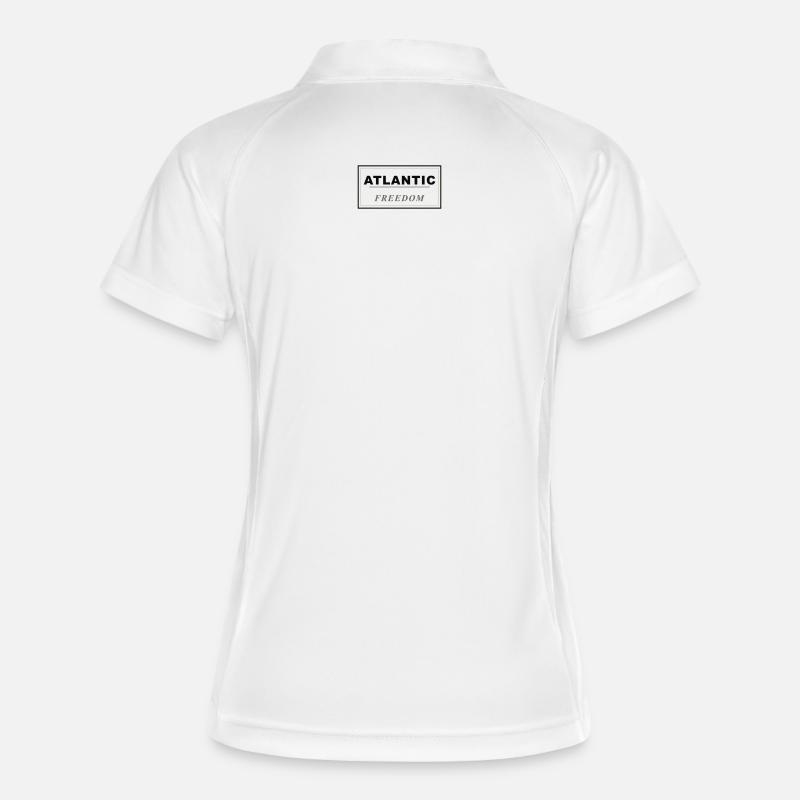 Atlantic Freedom Marine Elegance - Women's Polo breathable - white/navy