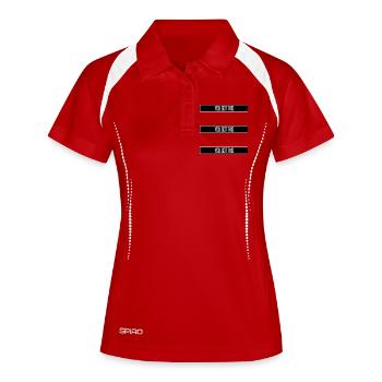 You Got This Motivierend Inspirierend Spruch Zitat - Frauen Polo atmungsaktiv - Rot/Weiß - Vorne