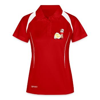 Santa Claus Funny - Women's Polo breathable - red/white - Front