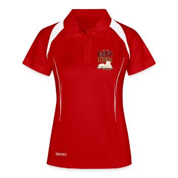 I Prefer My Deadlines Fictional – book humor - Women's Polo breathable - red/white - Front