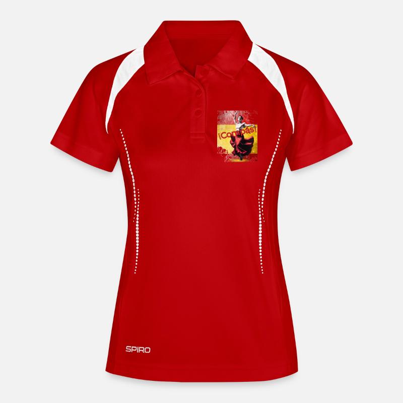 Flamenco Dancer Compás - Women's Polo breathable - red/white
