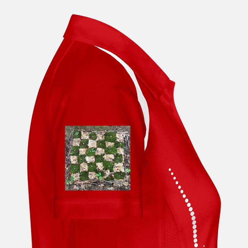 Forest Plants Pattern Design Women's Polo breathable