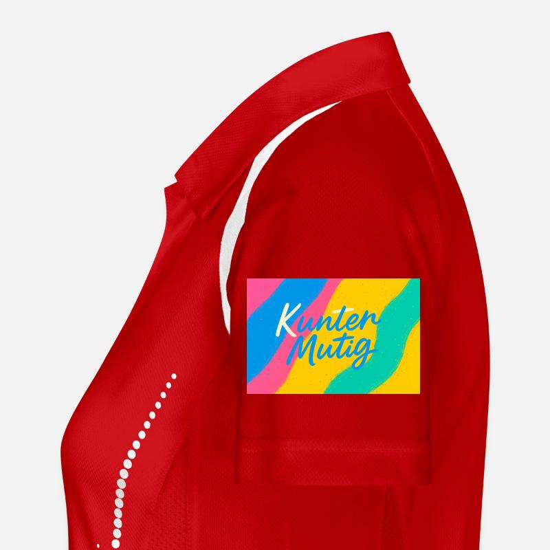 Kunter Explosion de couleurs courageuse Polo respirant Femme