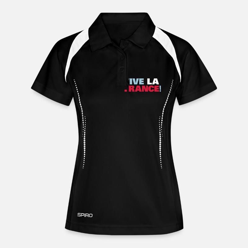 Trance - Vive la Trance ! - Women's Polo breathable - black/white