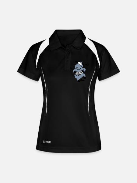 sheep(3c) - Women's Polo breathable - black/white