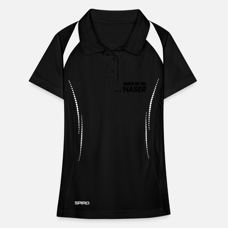 Two Hands on the Phaser Women's Polo breathable