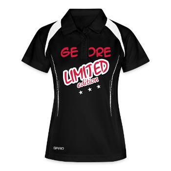 GENDRE LIMITED EDITION - Polo respirant Femme - noir/blanc - Devant