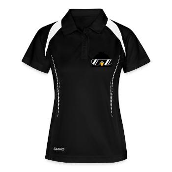 Cool Penguin Bird - Frauen Polo atmungsaktiv - Schwarz/Weiß - Vorne